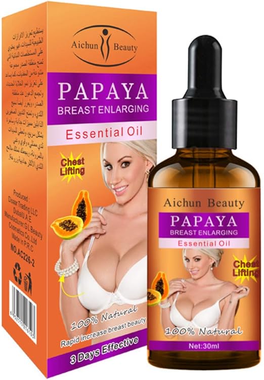 Organic Papaya Breast Firming & Lifting Oil for Bigger Bust