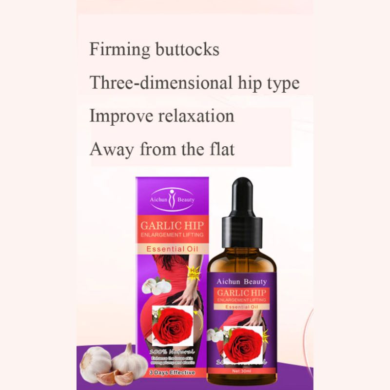 Garlic Essence Hip Lifting Oil+ Papaya Breast Essential Oil for Body Shaping
