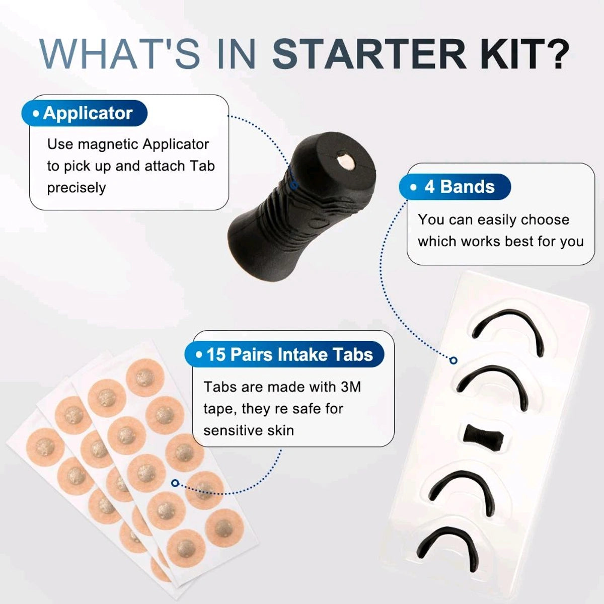 Nasal Breathing Dilator Anti-Snoring Strips Kit