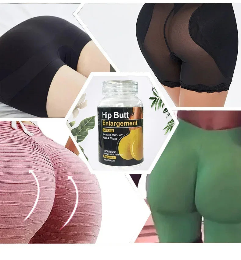 Hip & Butt Enlargement Gummies – Firming, Lifting & Shaping (60 Gummies)