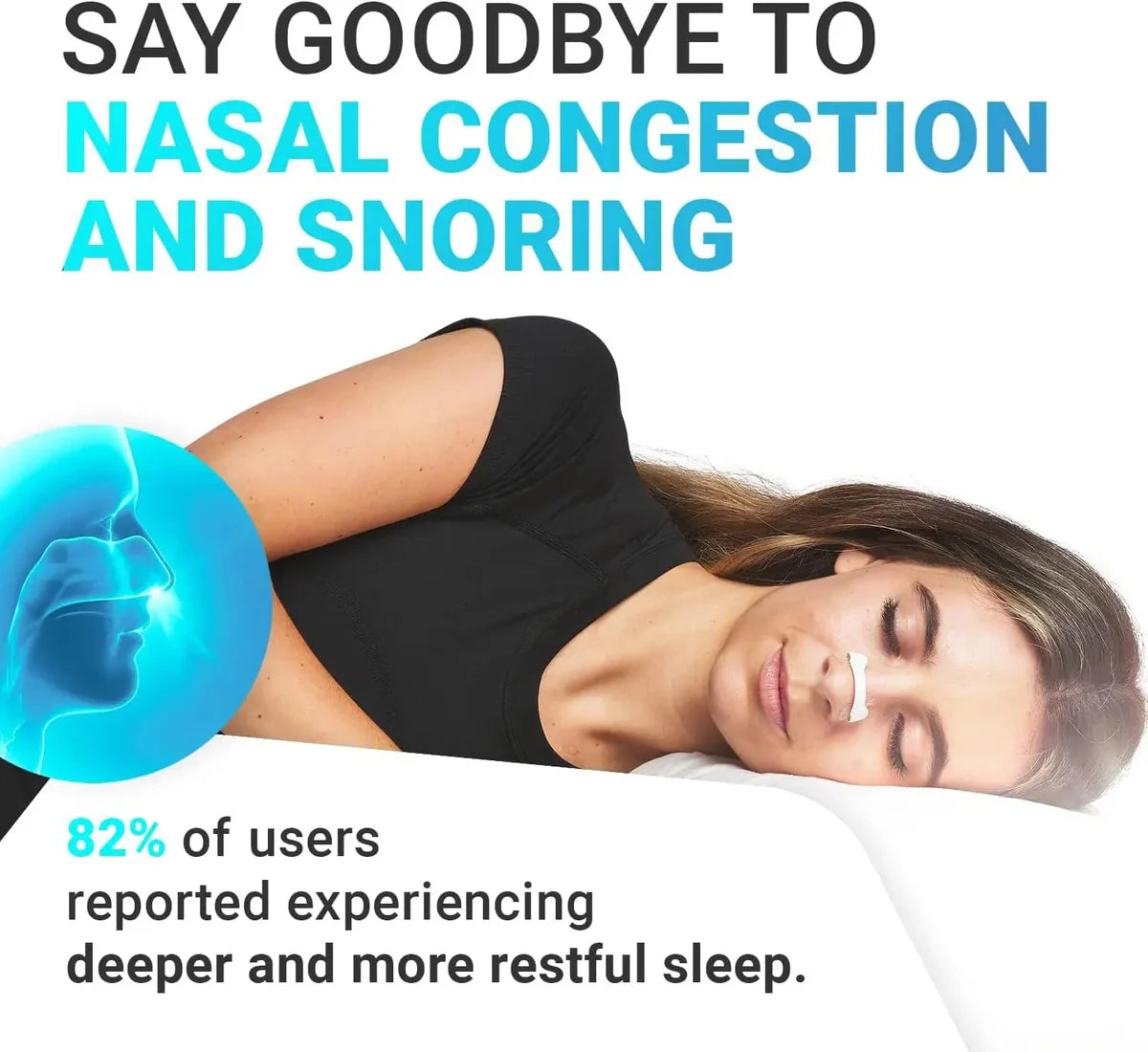 Nasal Breathing Dilator Anti-Snoring Strips Kit
