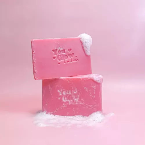 You Bright Glow Beauty White Soap Micro Peeling 10x Power Whitening 70g (5 Bars Per Pouch)