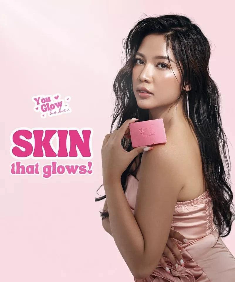 You Bright Glow Beauty White Soap Micro Peeling 10x Power Whitening 70g (5 Bars Per Pouch)