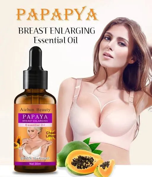 Garlic Essence Hip Lifting Oil+ Papaya Breast Essential Oil for Body Shaping